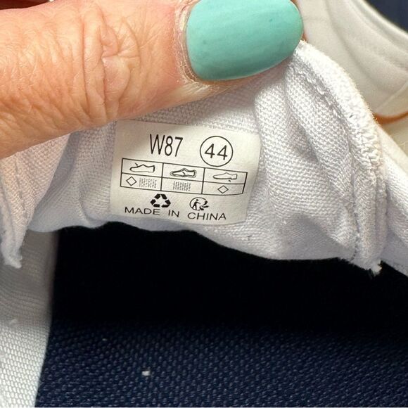 WHITIN White Wide Canvas Barefoot Sneakers | Zero Drop Sole | Minimalist Sz 10 W - Picture 3 of 16